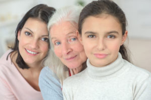 3 generations of women